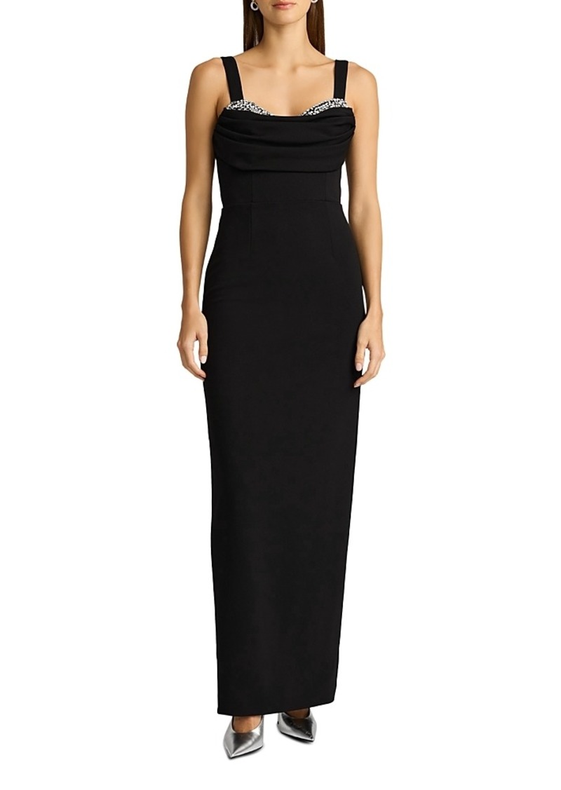 Zac Posen Beaded Peekaboo Gown