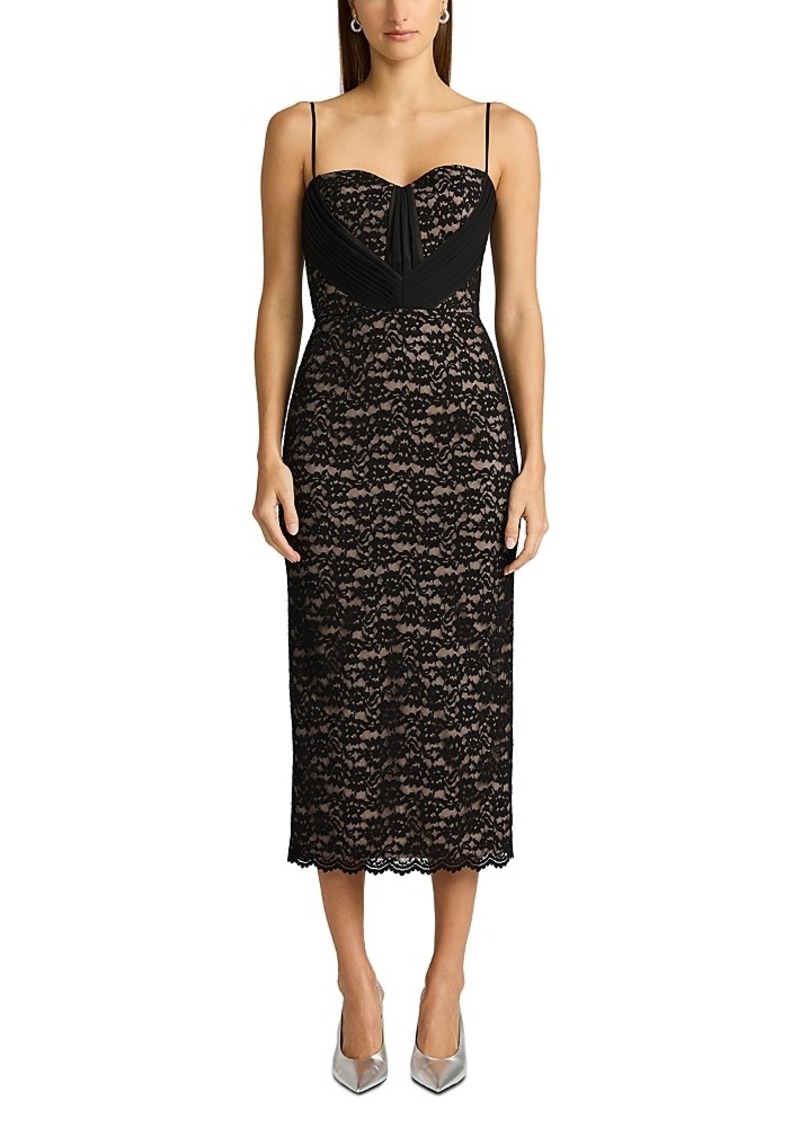 Zac Posen Lace Midi Dress