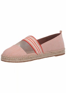 ZAC Zac Posen Women's Aline Flat Espadrille with mesh and Ribbon Details Loafer