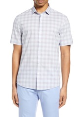 Zachary Prell Laube Classic Fit Check Short Sleeve Button-Down Shirt