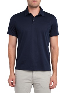 Zachary Prell Stretch Knit Polo in Navy at Nordstrom Rack