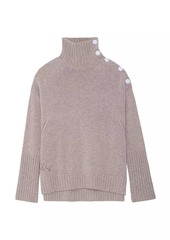 Zadig & Voltaire Alma Cashmere Turtleneck Sweater