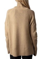 Zadig & Voltaire Alma Cherries Wool Turtleneck Sweater