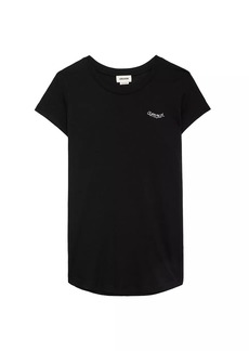 Zadig & Voltaire Amour Short-Sleeve Cotton T-Shirt