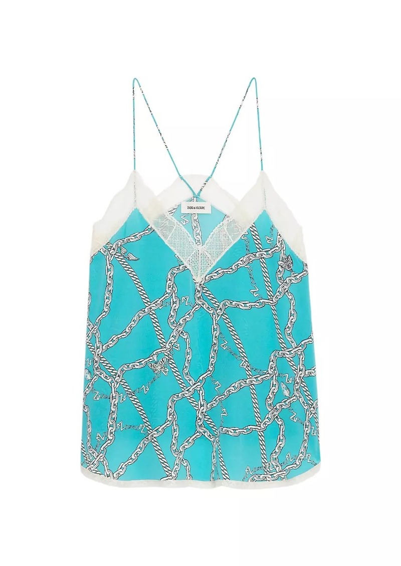 Zadig & Voltaire Christy CDC Chaines Silk Tank