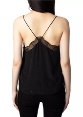 Zadig & Voltaire Christy Crystal & Silk Camisole