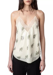 Zadig & Voltaire Christy Floral Sequined Camisole