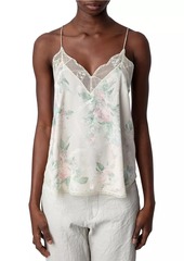 Zadig & Voltaire Cristy Floral Chain Camisole