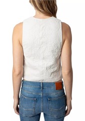 Zadig & Voltaire Emilie Leather Vest