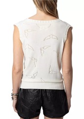 Zadig & Voltaire Emmyl Pointelle Wings Tank Top