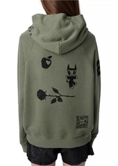 Zadig & Voltaire Georgy Studded Graphic Hoodie