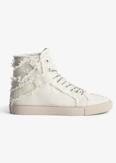 Zadig & Voltaire High Flash Canvas Sneakers