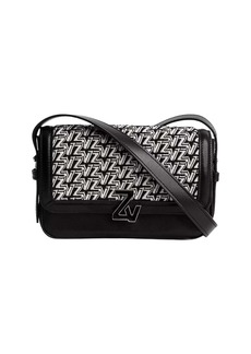 Zadig & Voltaire Initiale Le Mini Monogram Bag In Noir