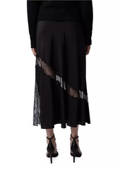 Zadig & Voltaire Jaylal Silk Lace Maxi Skirt