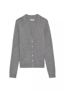 Zadig & Voltaire Jemmy Cashmere Star Patch Cardigan