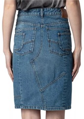 Zadig & Voltaire Jinko Denim Mini Skirt