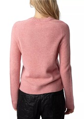 Zadig & Voltaire Lili Je T'aime Crewneck Cashmere Sweater