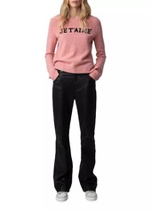 Zadig & Voltaire Lili Je T'aime Crewneck Cashmere Sweater