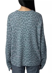 Zadig & Voltaire Markus Cashmere Leopard Sweater