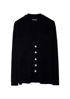 Zadig & Voltaire Mirka Jeweled Cashmere Cardigan