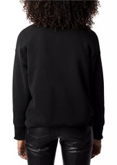 Zadig & Voltaire Oscar Love Yourself Cotton-Blend Sweater