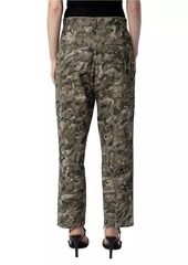 Zadig & Voltaire Pilote Canvas Camouflage Pants