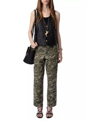 Zadig & Voltaire Pilote Canvas Camouflage Pants