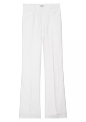 Zadig & Voltaire Pistol Linen-Blend Straight-Leg Pants