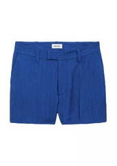 Zadig & Voltaire Please Linen-Blend Tailored Shorts