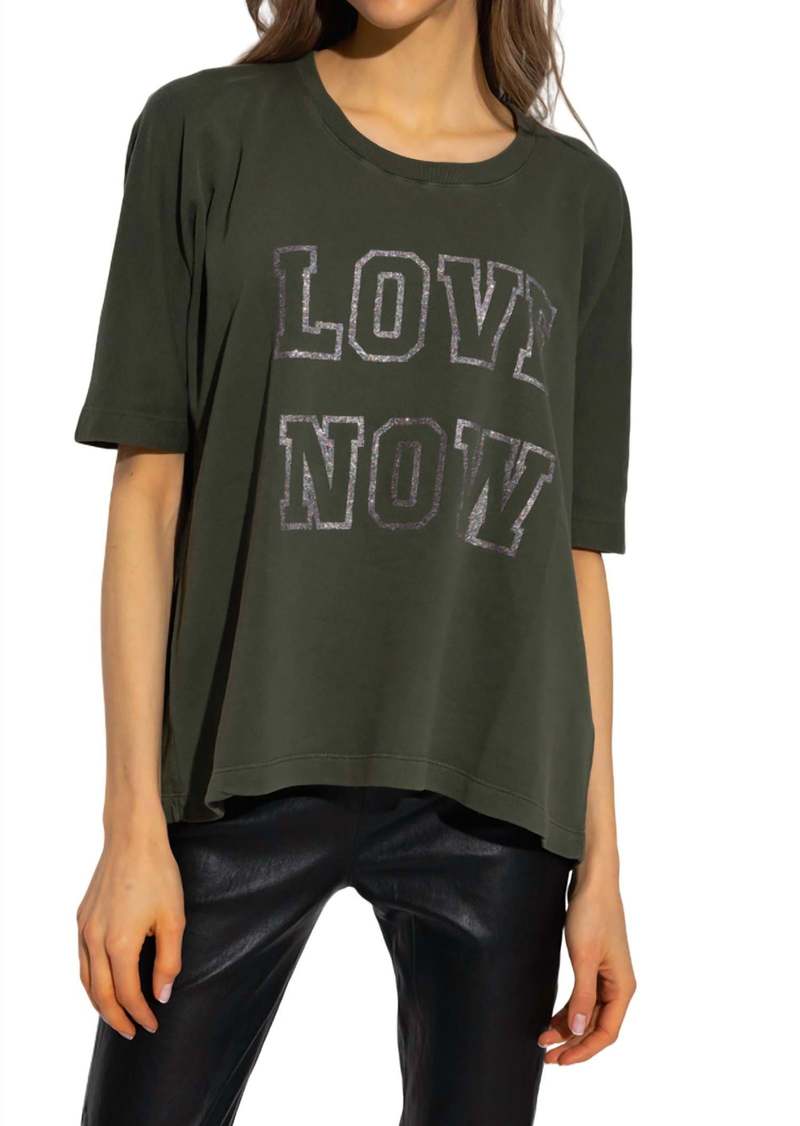 Zadig & Voltaire Portland Tee In Kaki