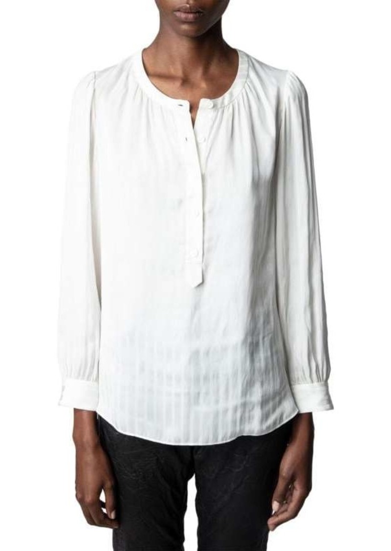 Zadig & Voltaire Raye Satin Blouse