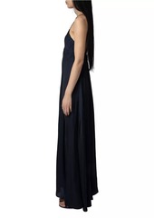 Zadig & Voltaire Rayonne Satin Ombré Maxi Dress