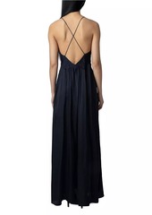 Zadig & Voltaire Rayonne Satin Ombré Maxi Dress