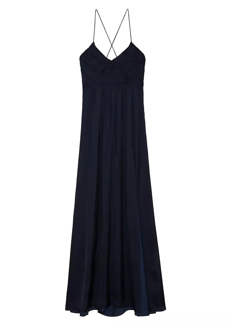 Zadig & Voltaire Rayonne Satin Ombré Maxi Dress