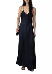 Zadig & Voltaire Rayonne Satin Ombré Maxi Dress