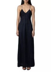 Zadig & Voltaire Rayonne Satin Ombré Maxi Dress