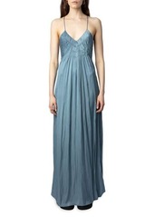 Zadig & Voltaire Rayonne Satin Ombré Maxi Dress