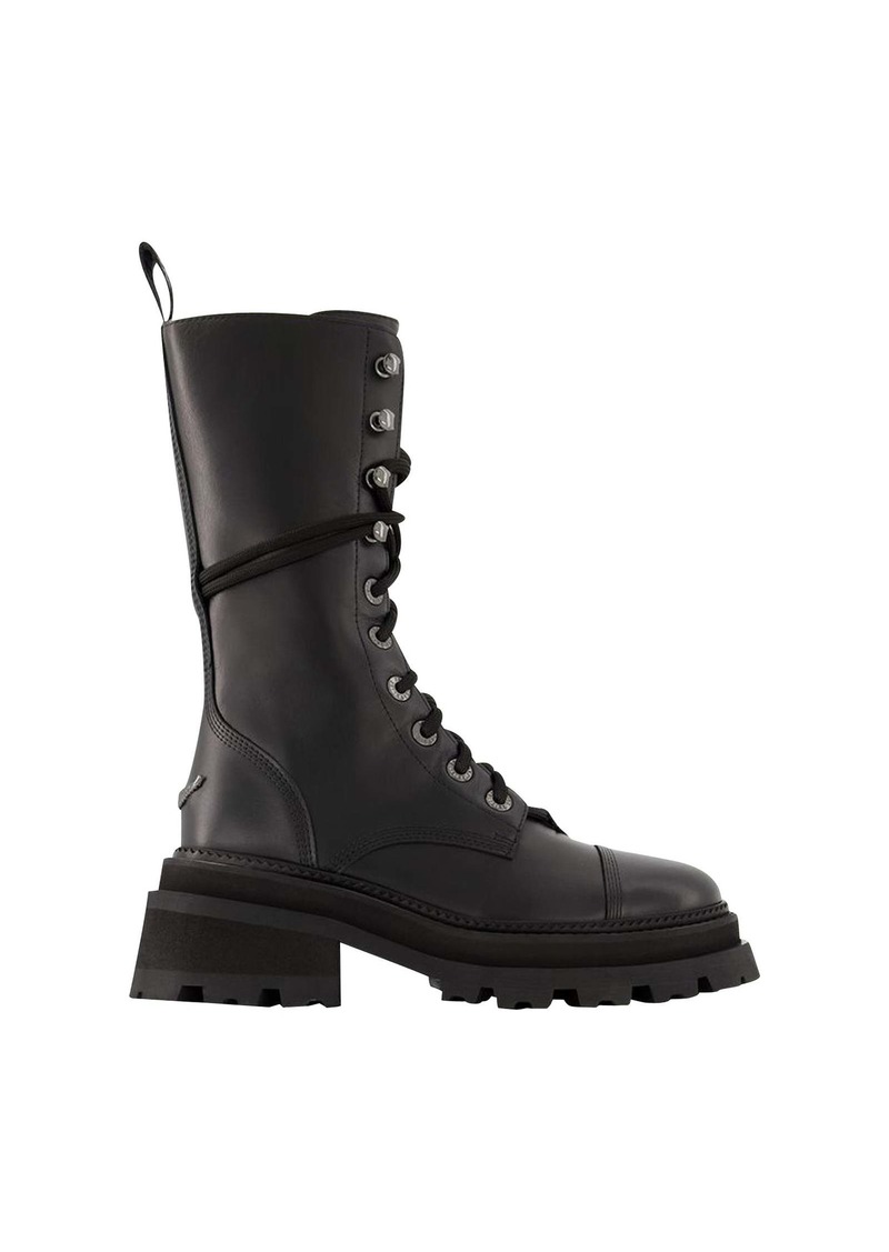 Ride Boots - Zadig & Voltaire - Leather - Black