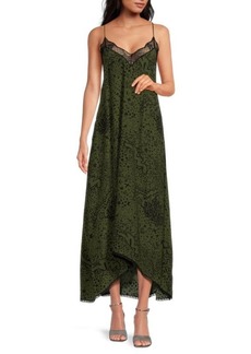 Zadig & Voltaire Risty Glam Rock Print Maxi Dress