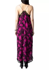 Zadig & Voltaire Ristyl Printed Silk Slipdress