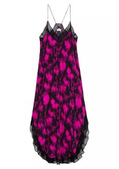 Zadig & Voltaire Ristyl Printed Silk Slipdress