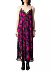 Zadig & Voltaire Ristyl Printed Silk Slipdress