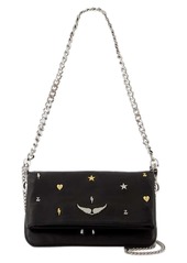 Rock Nano Lucky Charms Crossbody - Zadig & Voltaire - Leather - Black