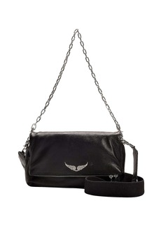 Rocky Hobo Bag - Zadig & Voltaire - Black - Leather