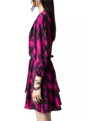 Zadig & Voltaire Rogers Floral Silk Minidress