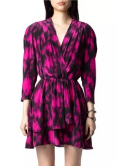 Zadig & Voltaire Rogers Floral Silk Minidress