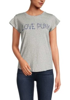 Zadig & Voltaire Skinny Stitch Love Punk Tshirt