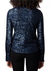 Zadig & Voltaire Tawny Sequined Shirt