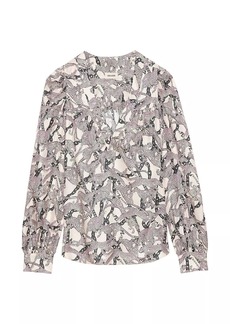 Zadig & Voltaire Telia Leopard Silk Blouse