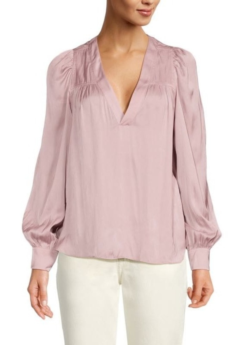 Zadig & Voltaire Telia V Neck Satin Top​​